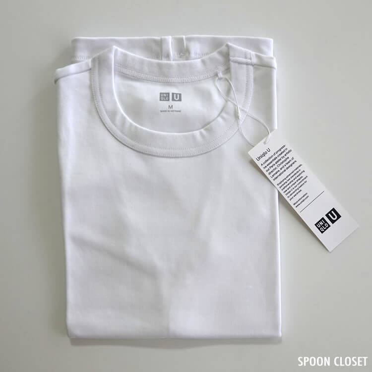 ユニクロのクルーネック半袖Tシャツ・レディース商品情報とアイテム写真【Uniqlo U 2020】